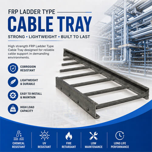 Ladder Type FRP Cable Trays